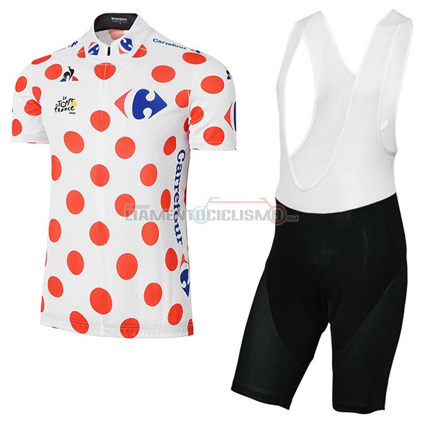 Abbigliamento Ciclismo Tour de France 2017 bianco e rosso